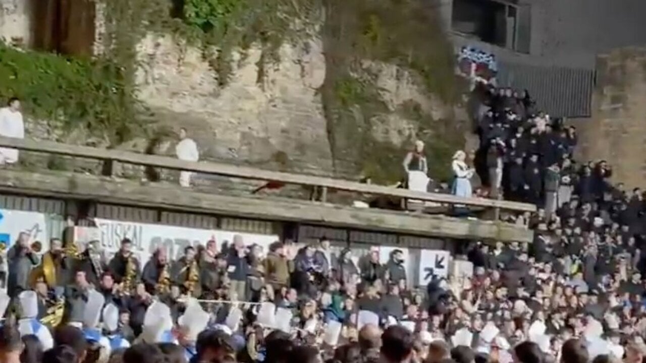 Homenaje a Balbino S&aacute;enz Olarra en San Sebasti&aacute;n.