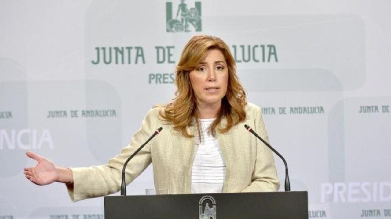 Susana D&iacute;az, presidenta de la Junta de Andaluc&iacute;a.