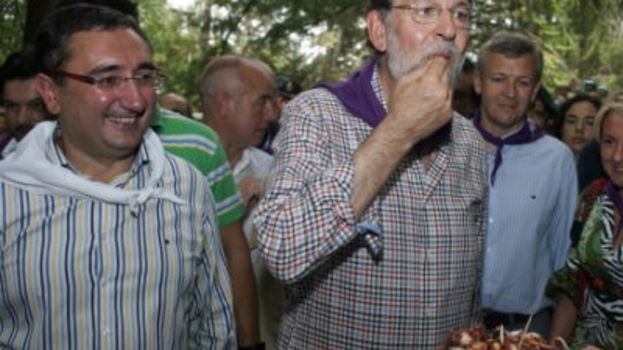 Mariano Rajoy, durante una estancia en Galicia.