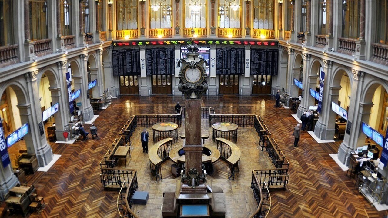 Bolsa de Madrid.
