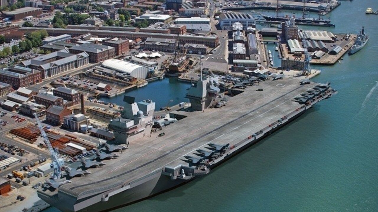 El HMS Queen Elizabeth. 
