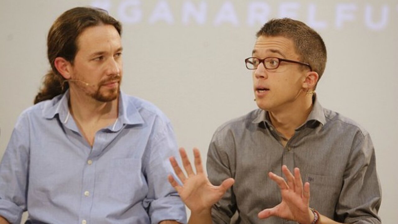 Pablo Iglesias e &Iacute;&ntilde;igo Errej&oacute;n.