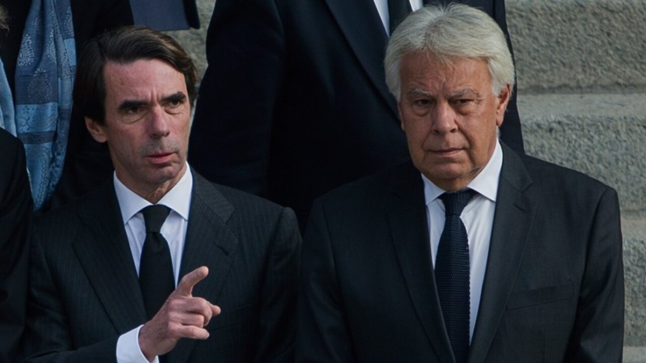 Jos&eacute; Mar&iacute;a Aznar y Felipe Gonz&aacute;lez
