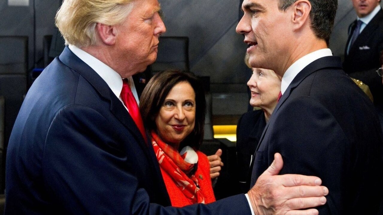 Donald Trump y Pedro S&aacute;nchez.
