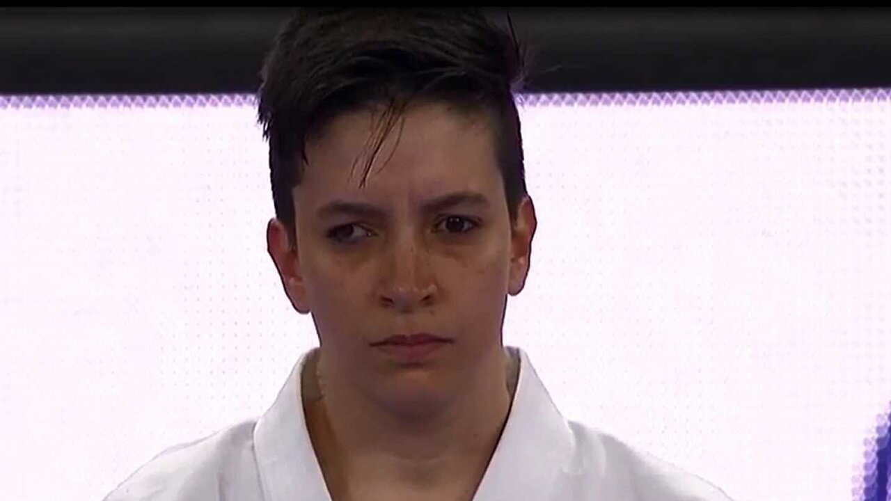 La karateca Cristy Shedimar Tojo.