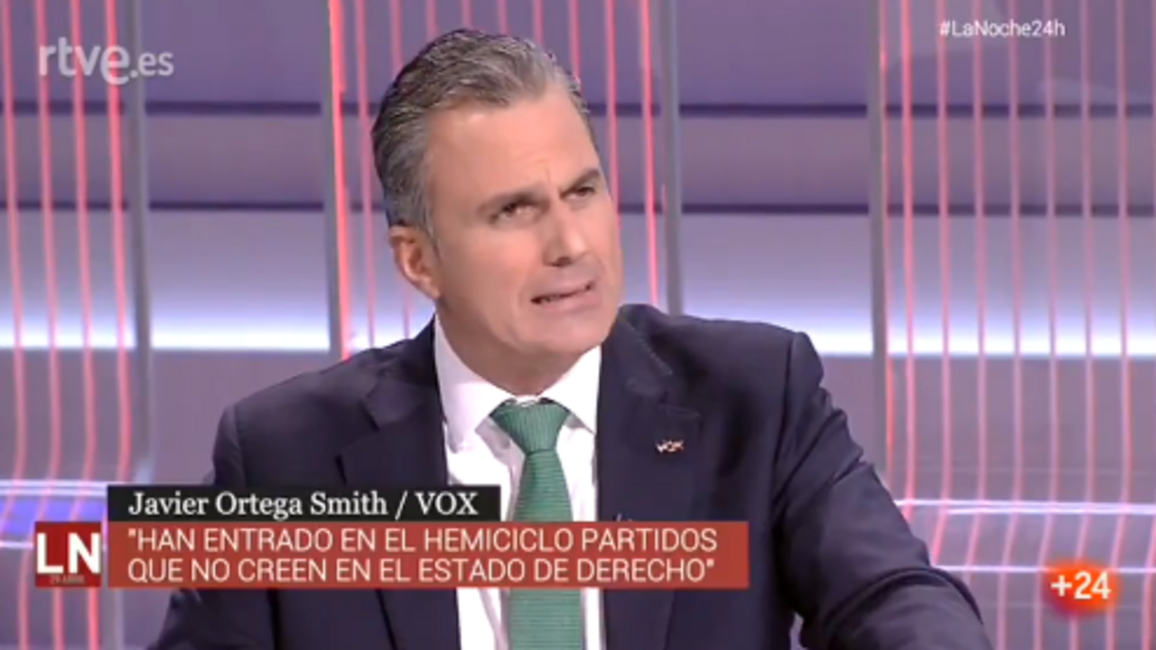 Ortega Smith en 'La noche de 24h'