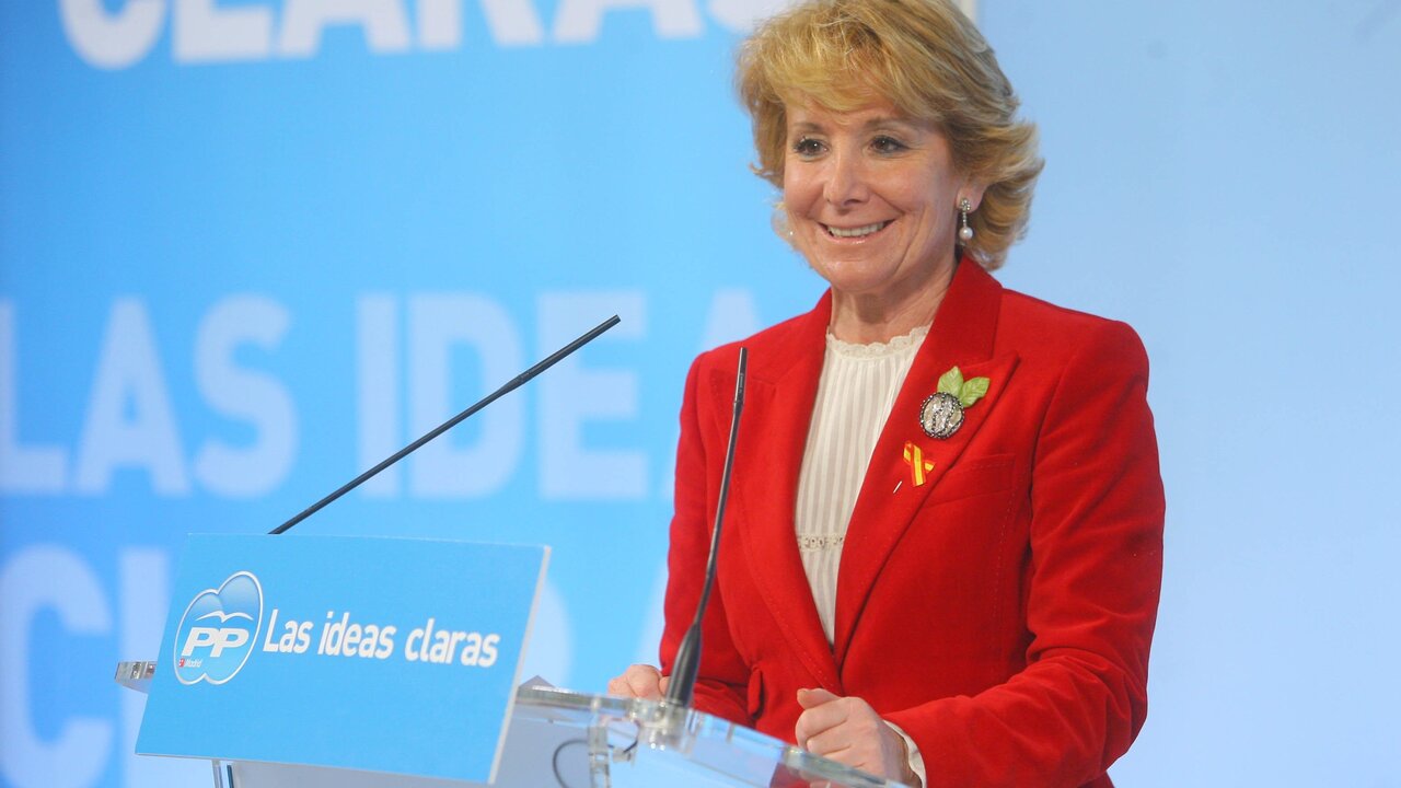 Esperanza Aguirre.