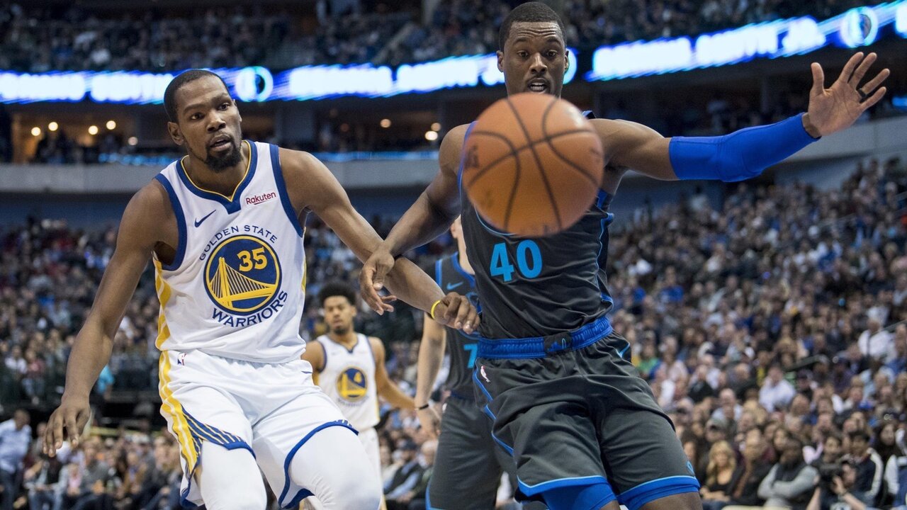 Kevin Durant y Harrison Barnes