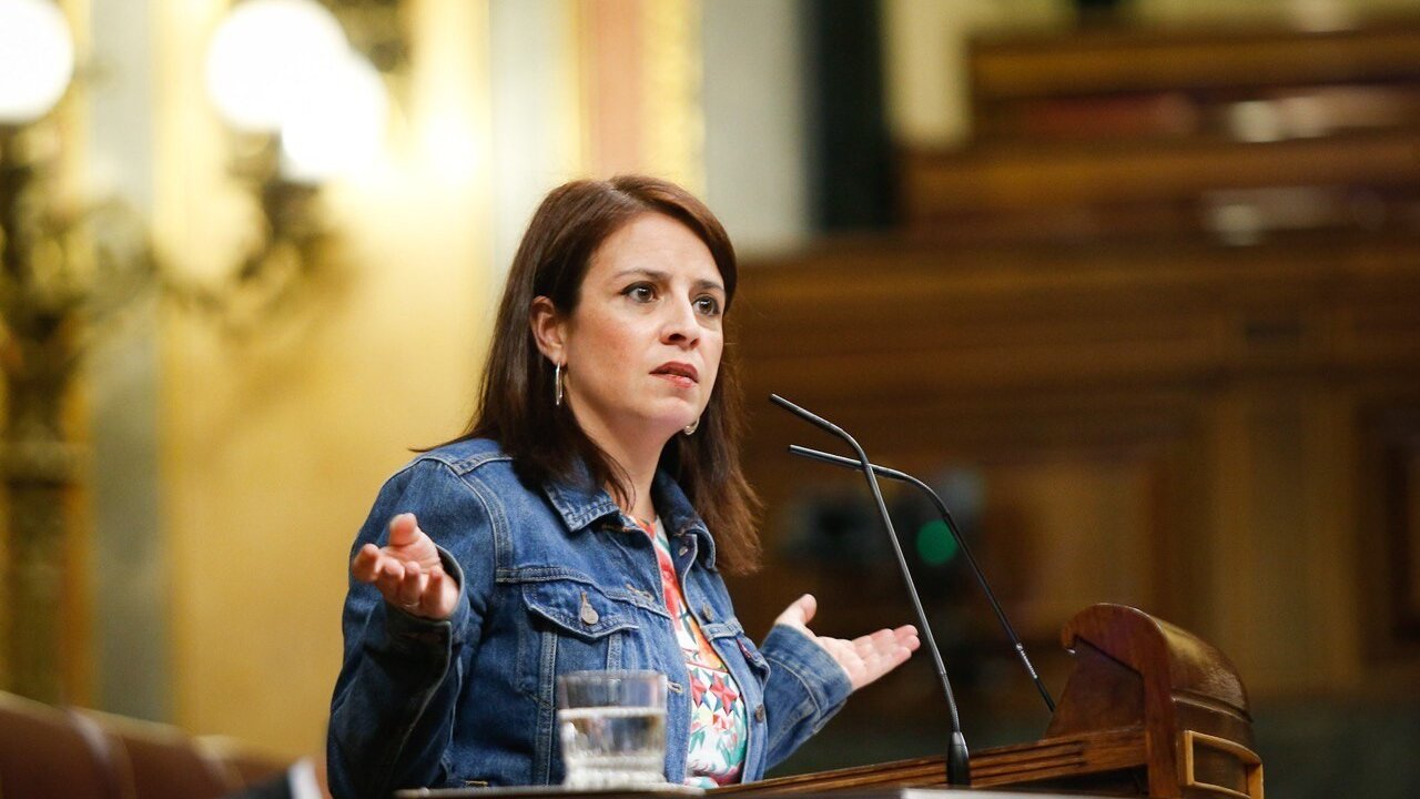 Adriana Lastra (PSOE) en el Congreso de los Diputados el pasado 20 de mayo.