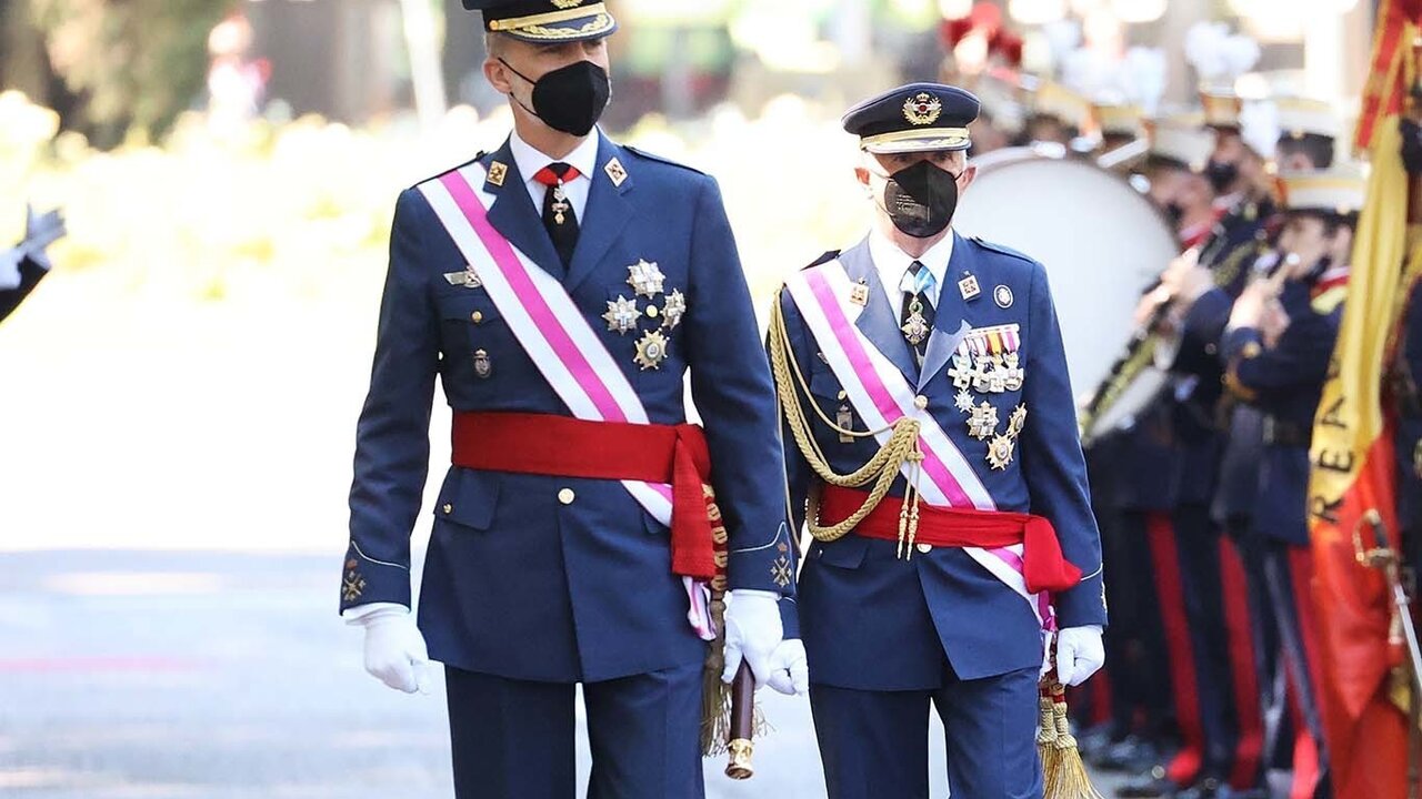 Felipe VI desfile de la fuerzas Armadas. 29/5/2021