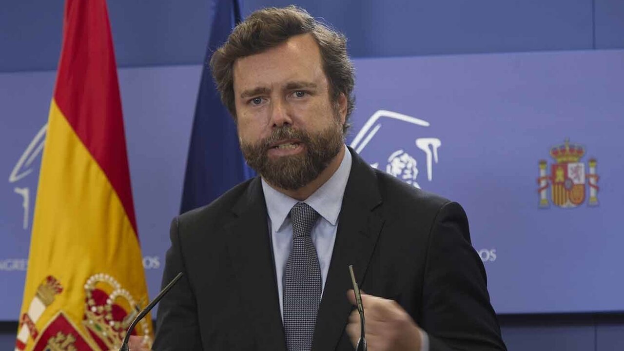 El portavoz de Vox en el Congreso, Iv&aacute;n Espinosa de los Monteros.