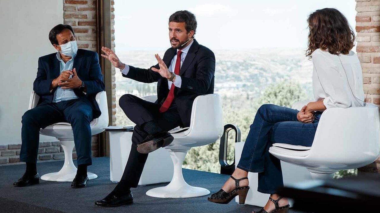 El presidente del PP, Pablo Casado. 12/7/2021