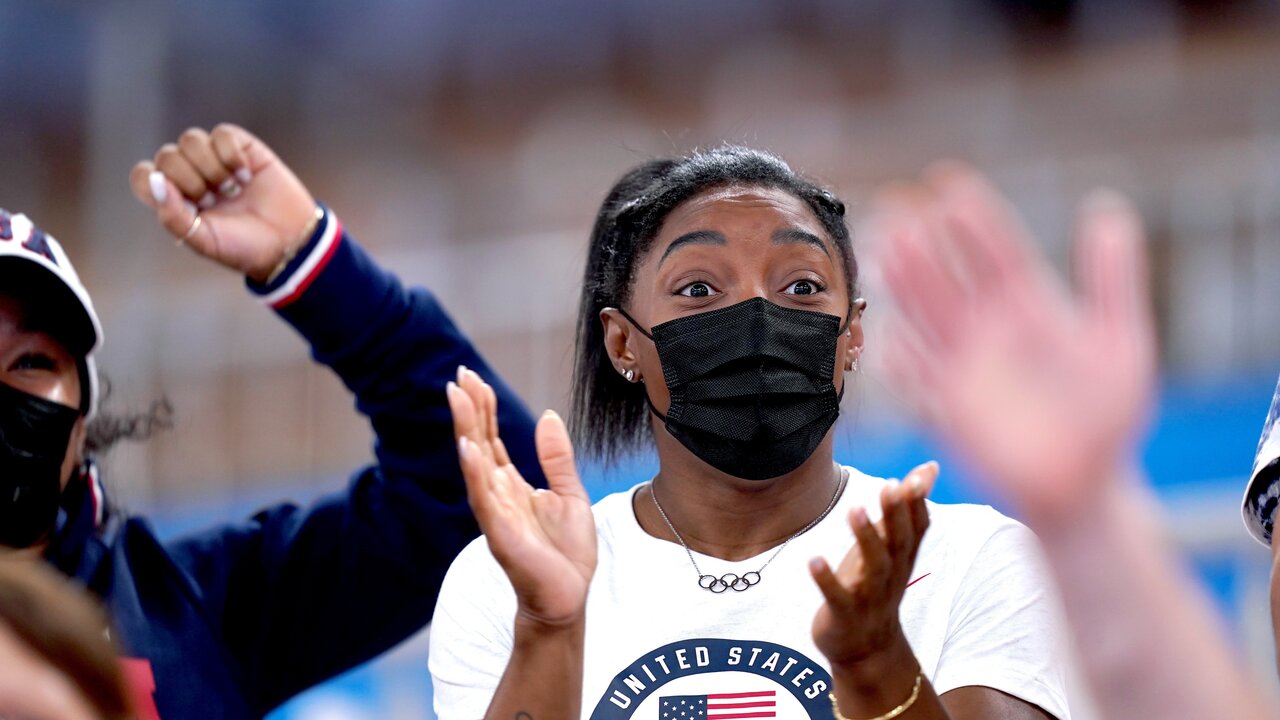 Simone Biles. Foto: Mike Egerton / PA Wire / Dpa