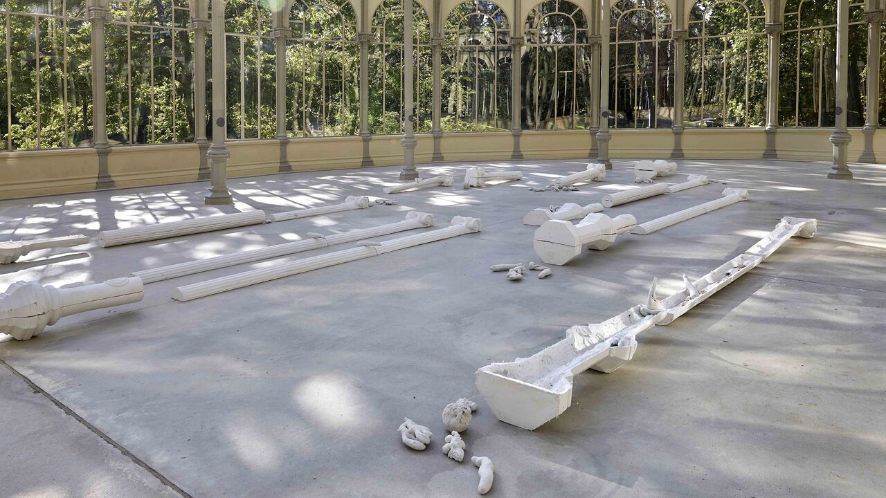 Exposici&oacute;n sobre el artista Pep Agut en el el Palacio de Cristal de Madrid