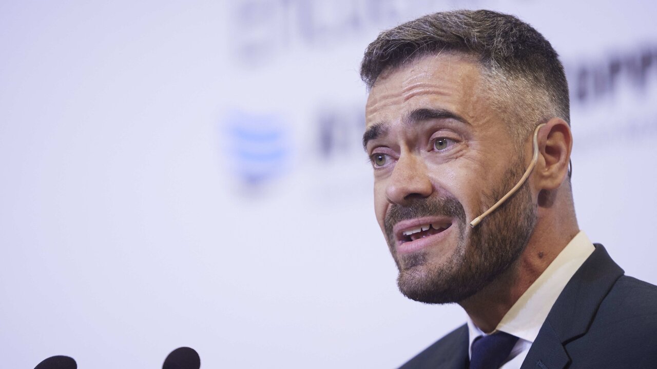 El Portavoz de la ejecutiva Federal del PSOE, Felipe Sicilia, durante el Encuentro Infomativo de EuropaPress en la Fundaci&oacute;n Cajasol, a 5 de abril de 2022 en Sevilla (Andaluc&iacute;a, Espa&ntilde;a)

