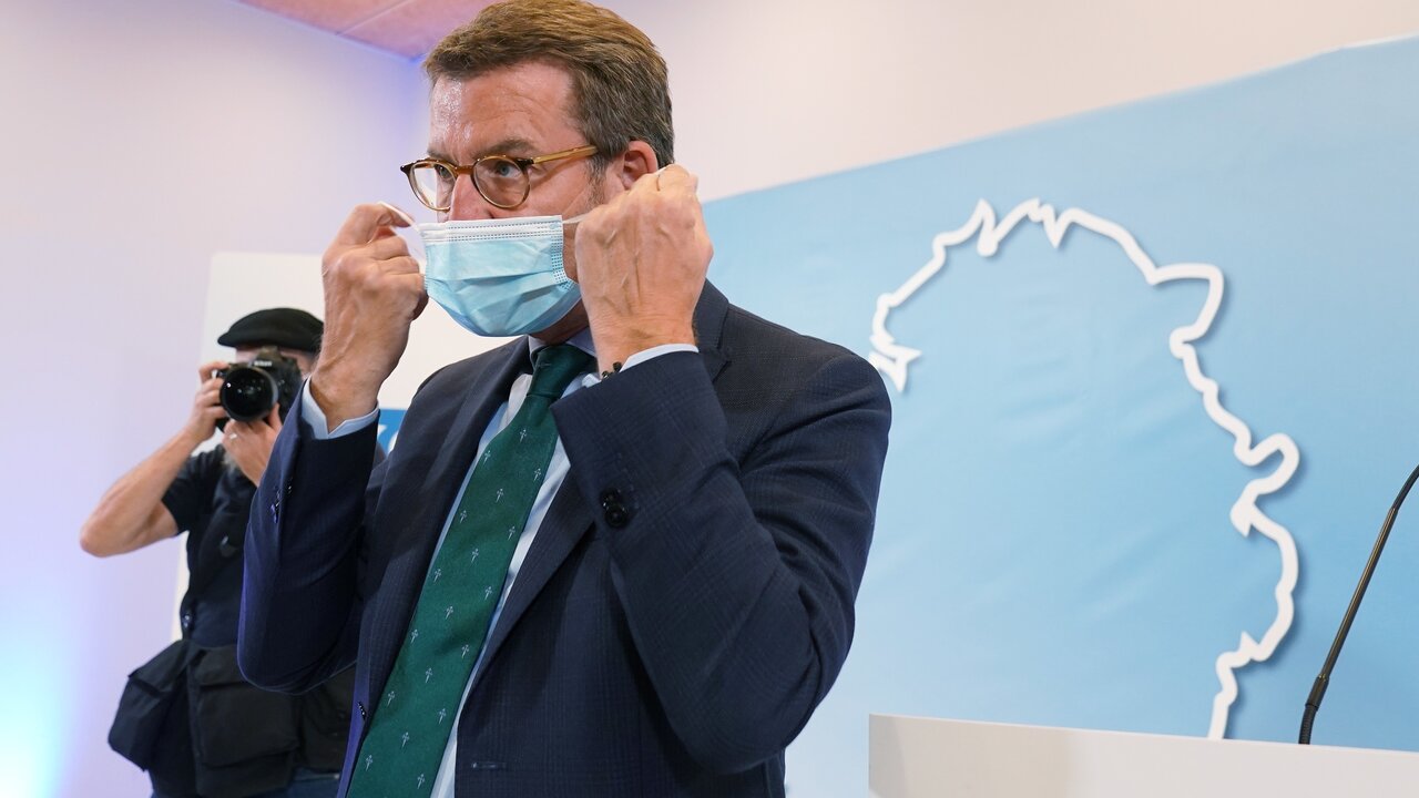 Alberto Nu&ntilde;ez Feij&oacute;o en la Xunta Directiva del PPde Galicia para convocar un congreso de sucesi&oacute;n