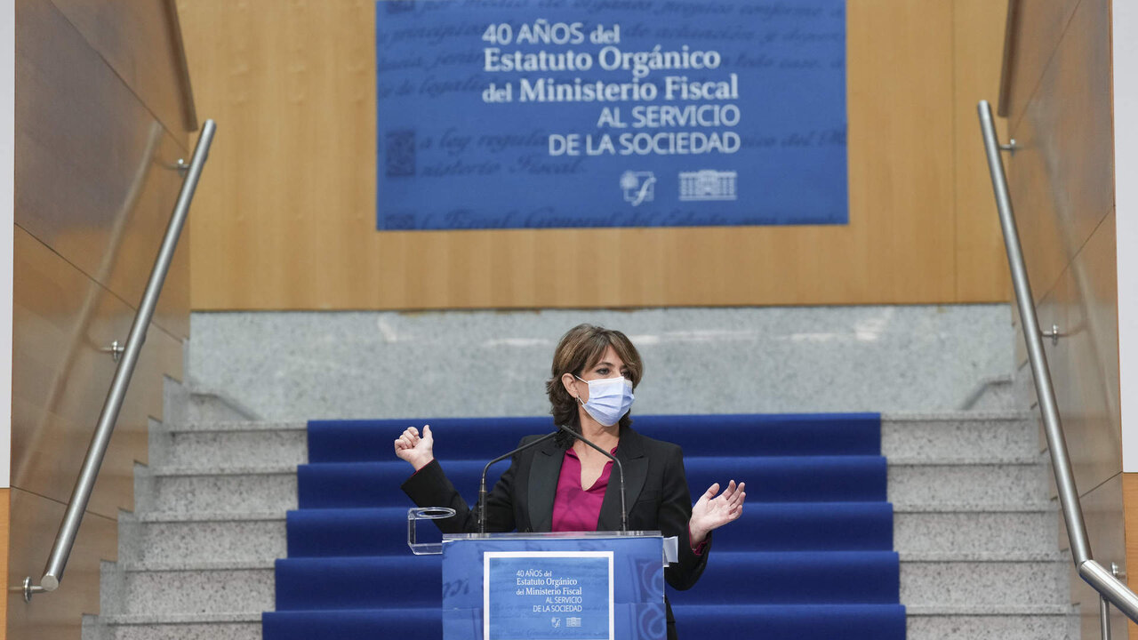 La Fiscal General del Estado, Dolores Delgado.