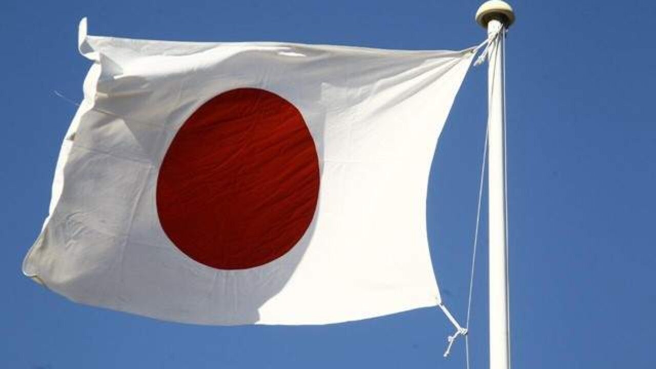 Bandera de Jap&oacute;n.