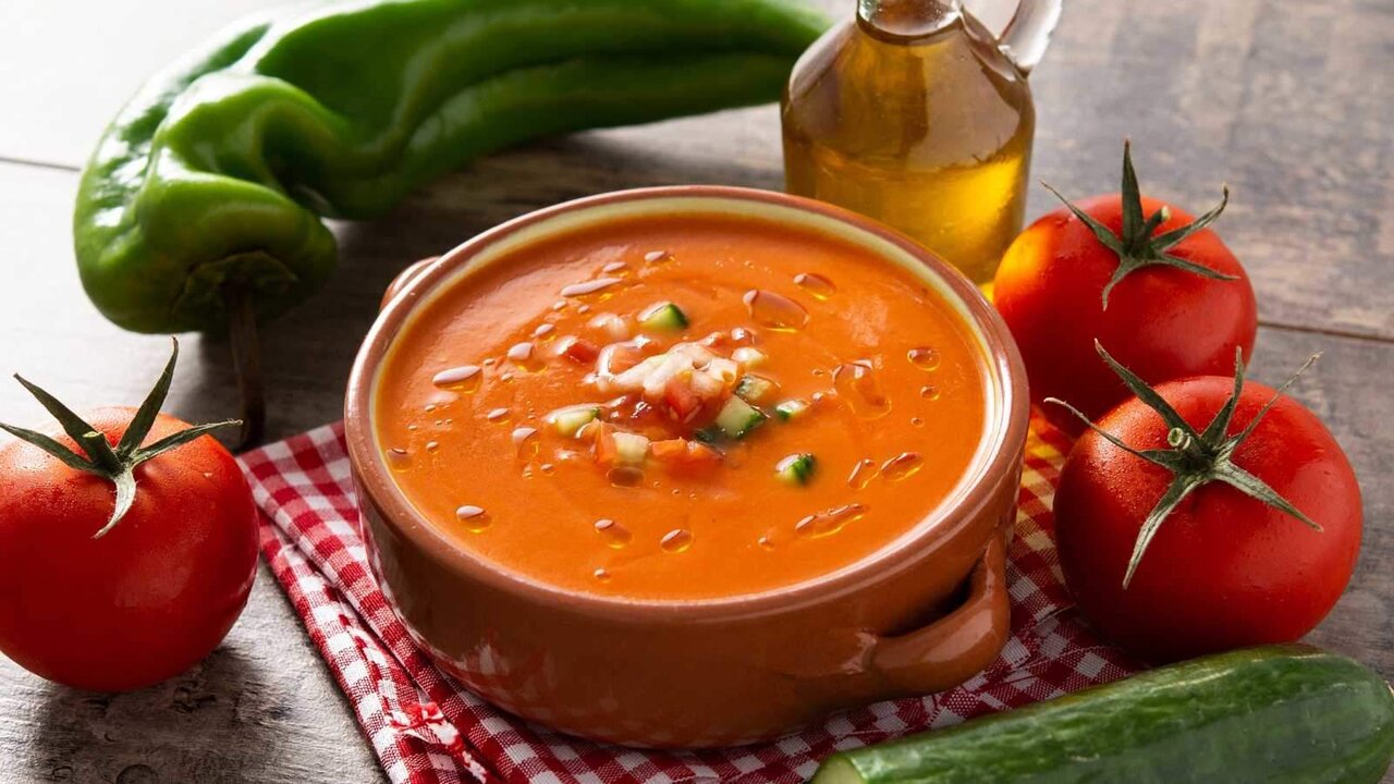 Gazpacho andaluz.