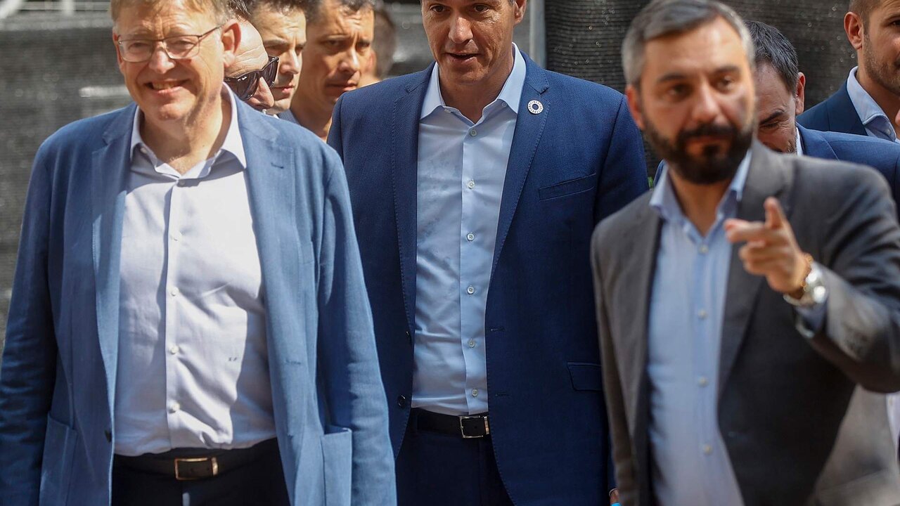 El presidente del Gobierno, Pedro S&aacute;nchez y el president de la Generalitat, Ximo Puig.