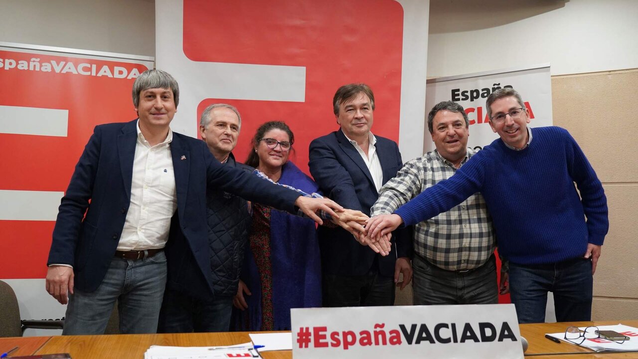 Tom&aacute;s Guitarte tras ser elegido portavoz de la Coordinadora Ejecutiva de la Federaci&oacute;n de partidos de la Espa&ntilde;a Vaciada.