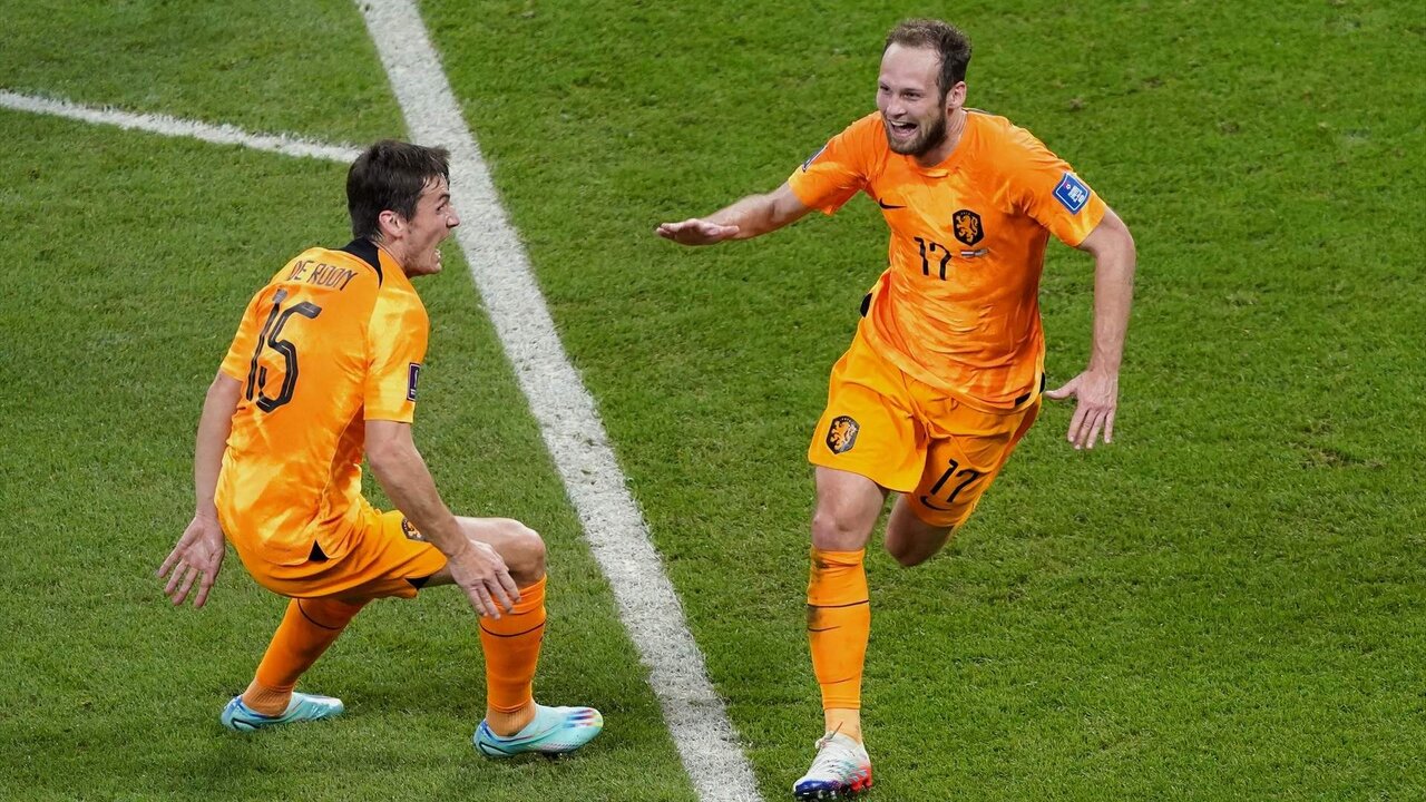 Blind celebra su Gol (2-0) en el Pa&iacute;ses Bajos 3-1 Estados Unidos