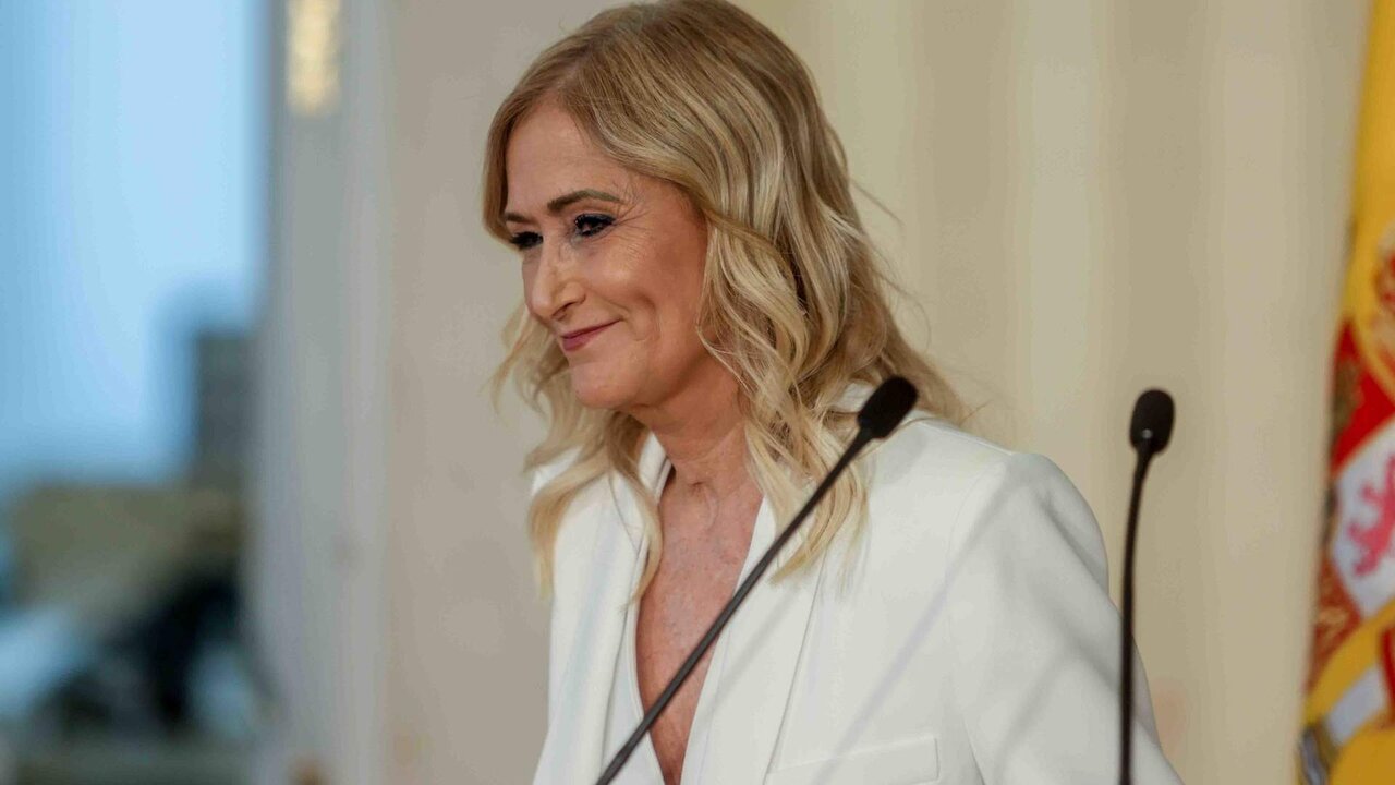 La expresidenta de la Comunidad de Madrid Cristina Cifuentes.