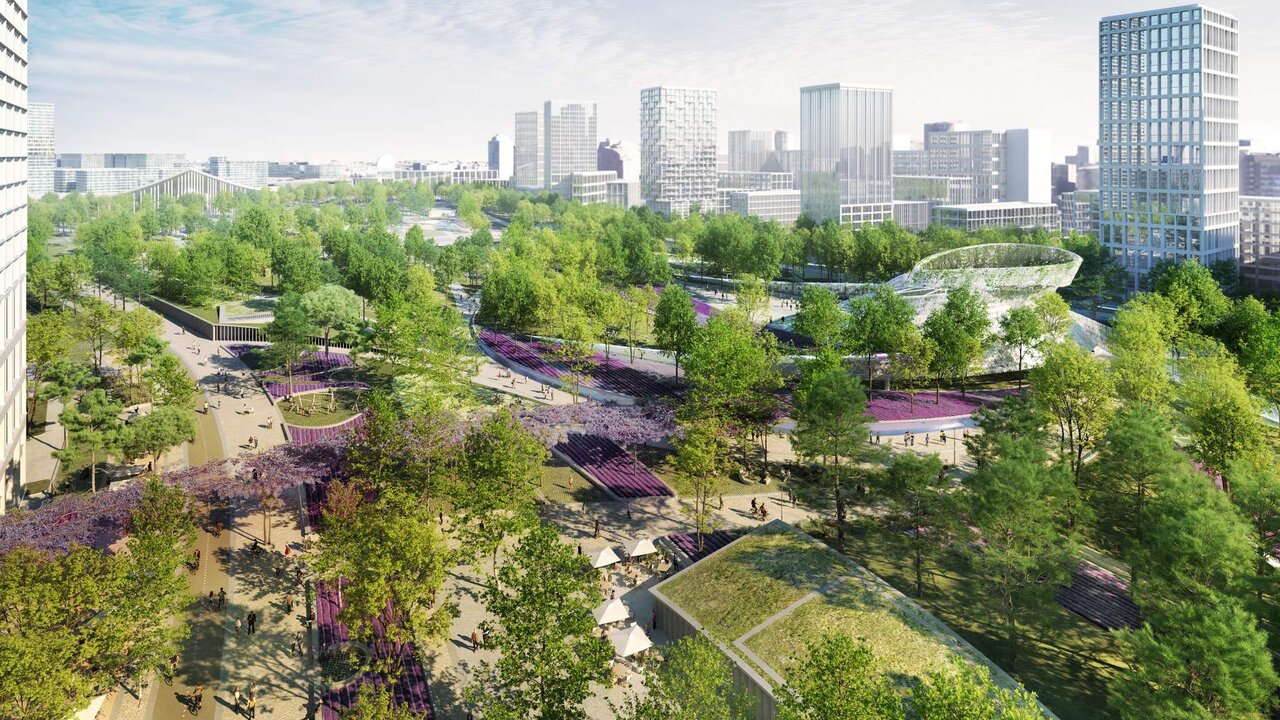 Parque Central en Madrid Nuevo Norte.