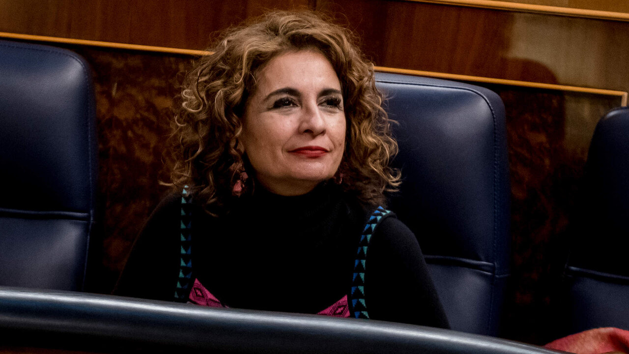 La ministra de Hacienda y Funci&oacute;n P&uacute;blica, Mar&iacute;a Jes&uacute;s Montero.