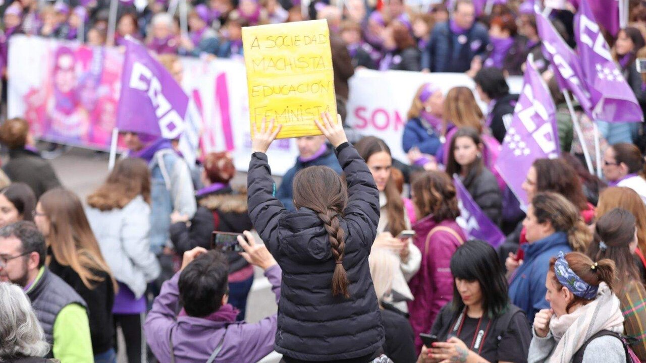 Manifestaci&oacute;n del 8M en Madrid.