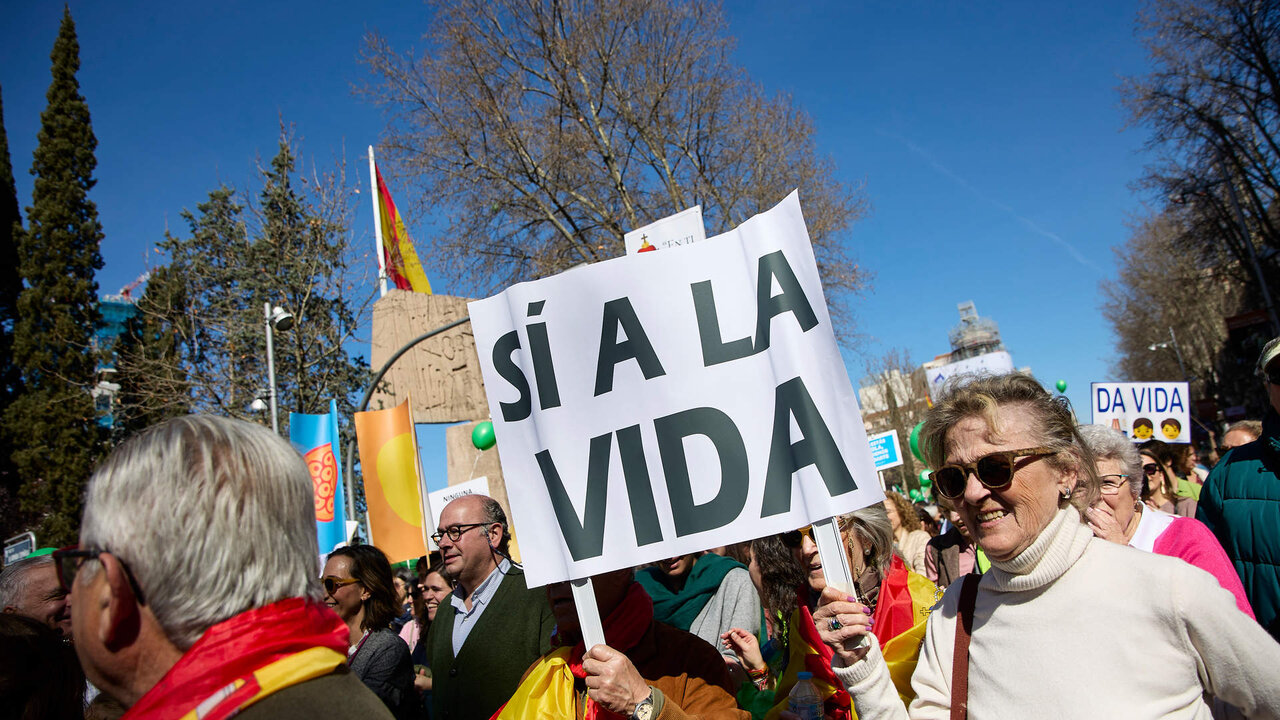 Manifestaci&oacute;n contra el aborto.