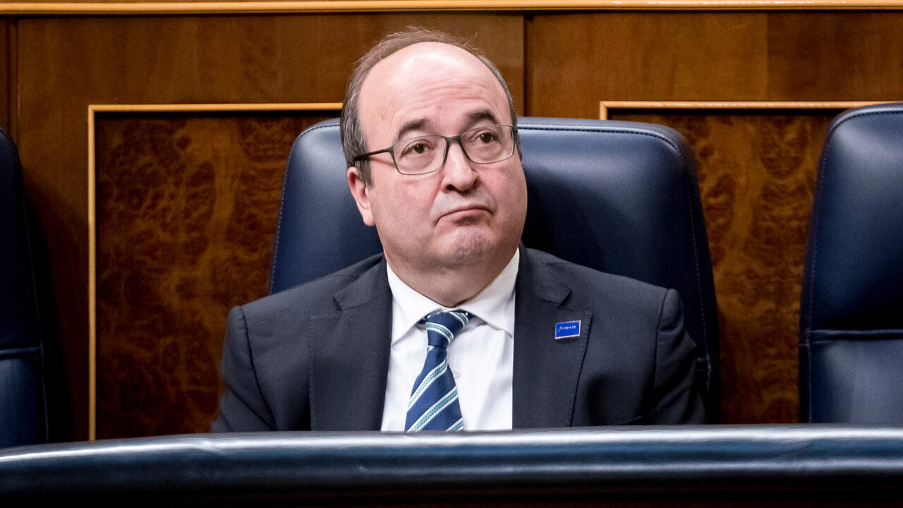 El ministro de Cultura y Deporte, Miquel Iceta.