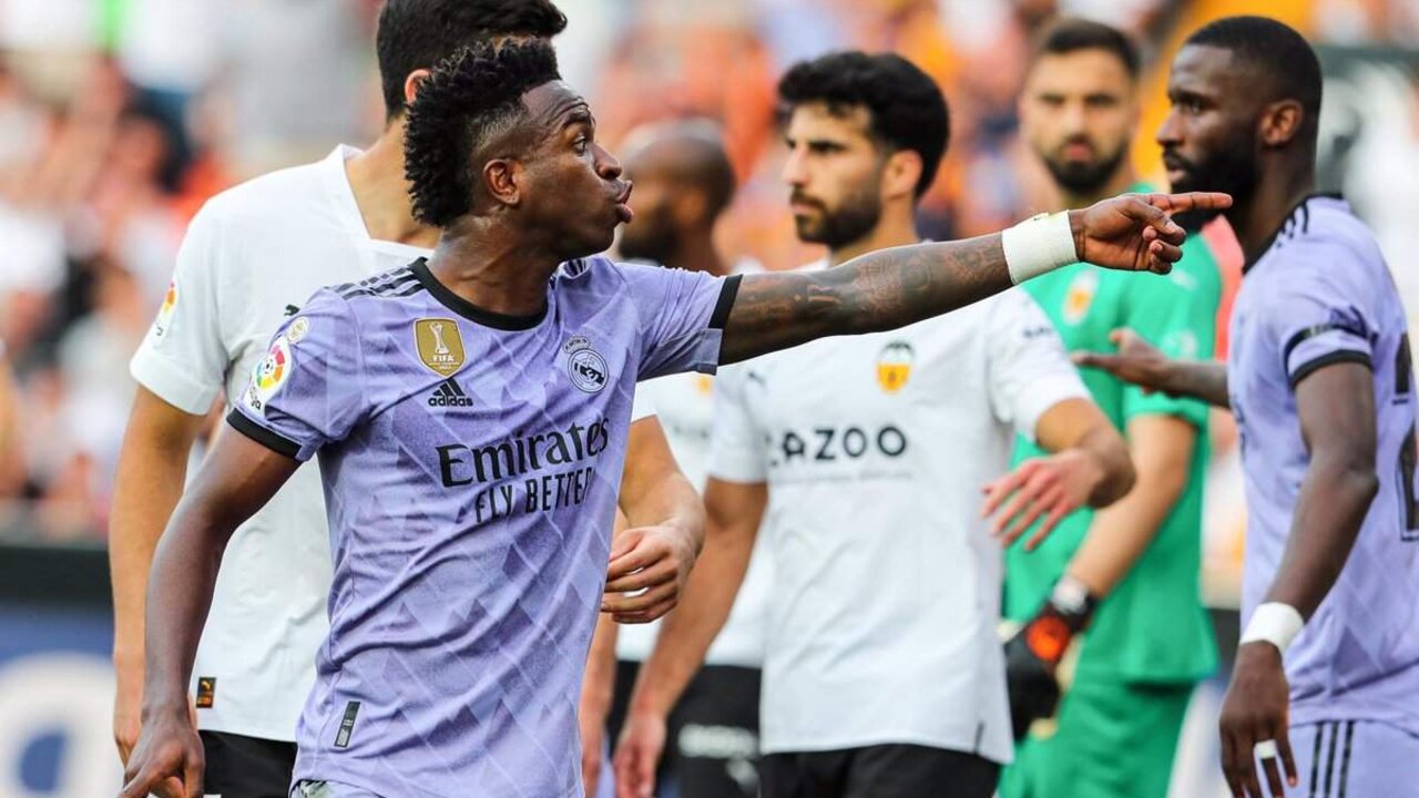 Vinicius en Mestalla.