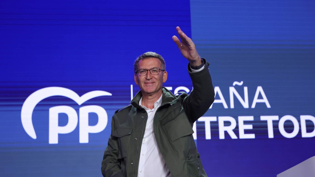 El presidente del PP, Alberto N&uacute;&ntilde;ez Feij&oacute;o.