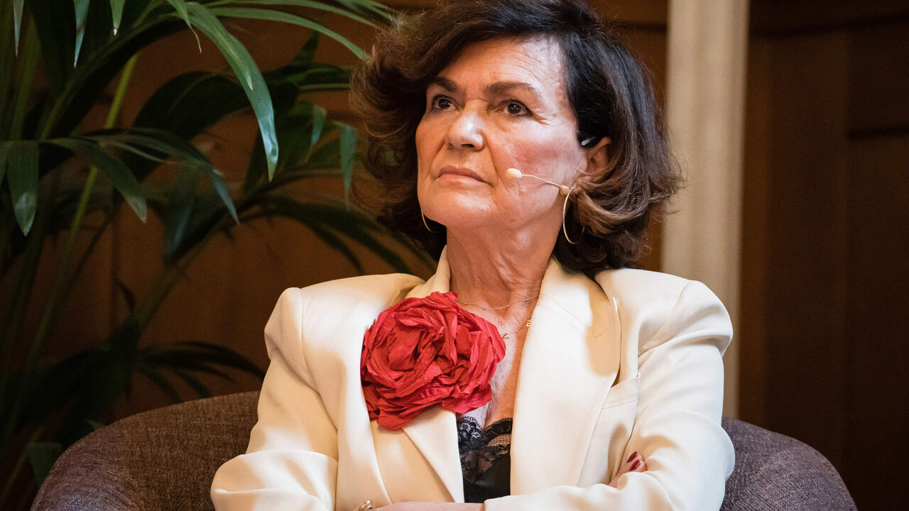 La diputada del PSOE, Carmen Calvo.