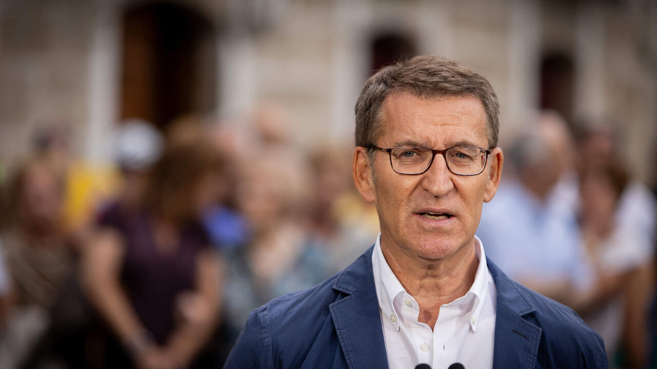 Ourense, 06/07/23. Apertura de la campa&ntilde;a electoral para el 23J del presidente del Partido Popular y candidato a la Presidencia del Gobierno, Alberto N&uacute;&ntilde;ez Feij&oacute;o.

Fotos: Agostime