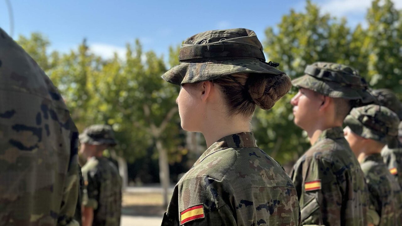 La princesa Leonor, en la Academia General Militar, de Zaragoza (Foto: Casa del Rey).