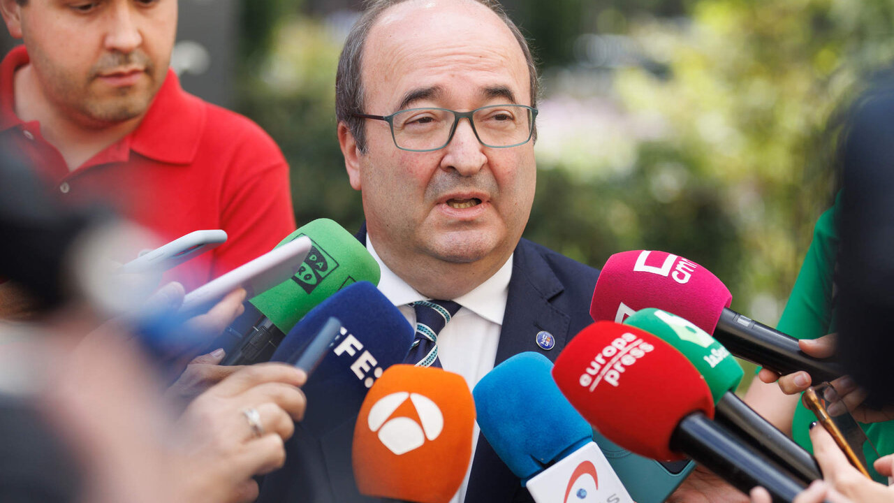El ministro de Cultura y Deporte en funciones, Miquel Iceta, a 11 de septiembre de 2023, en Madrid.