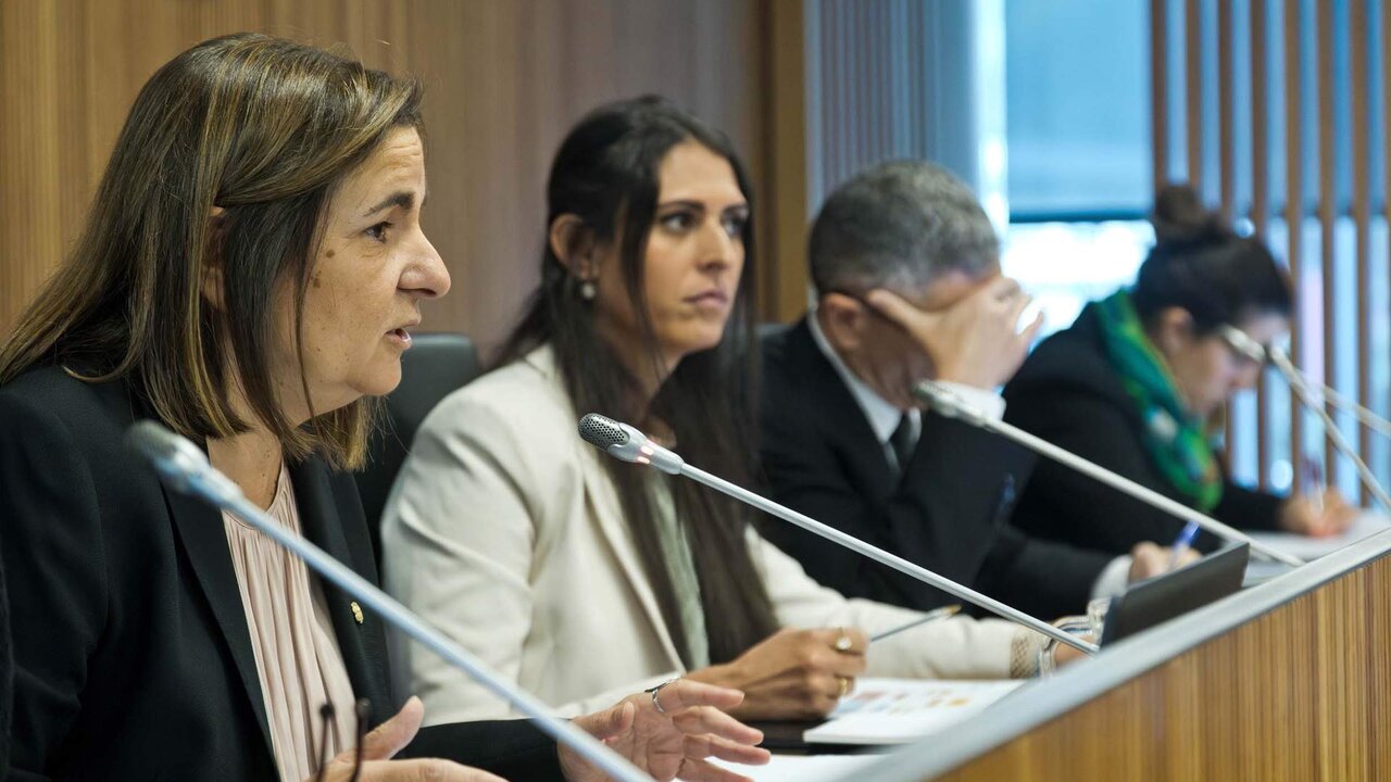 ANDORRA LA VELLA 27/10/2023 COMPAREIXEN&Ccedil;A P&Uacute;BLICA DE LA M.I. TRINITAT MAR&Iacute;N, DAVANT LA COMISSI&Oacute; LEGISLATIVA D'AFERS SOCIALS I IGUALTAT.FOTO: EDUARD COMELLAS. CONSELL GENERAL. PARLAMENT. 