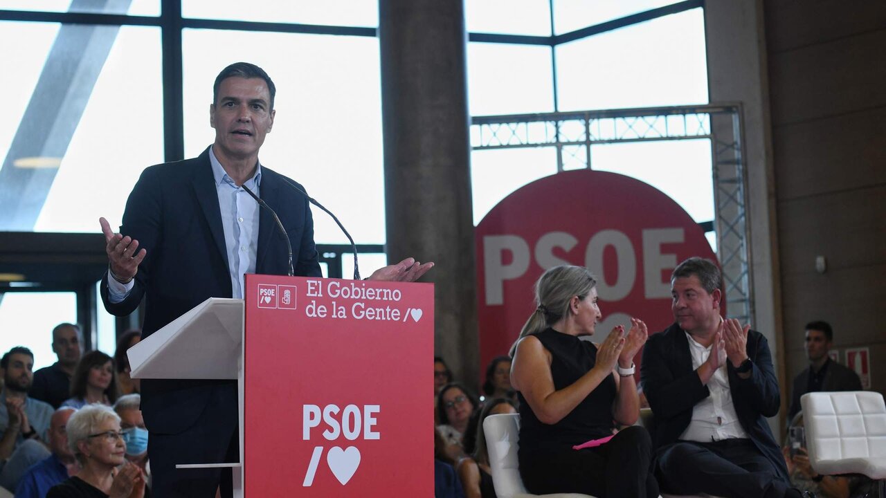 El secretario general del PSOE y presidente del Gobierno en funciones, Pedro S&aacute;nchez.