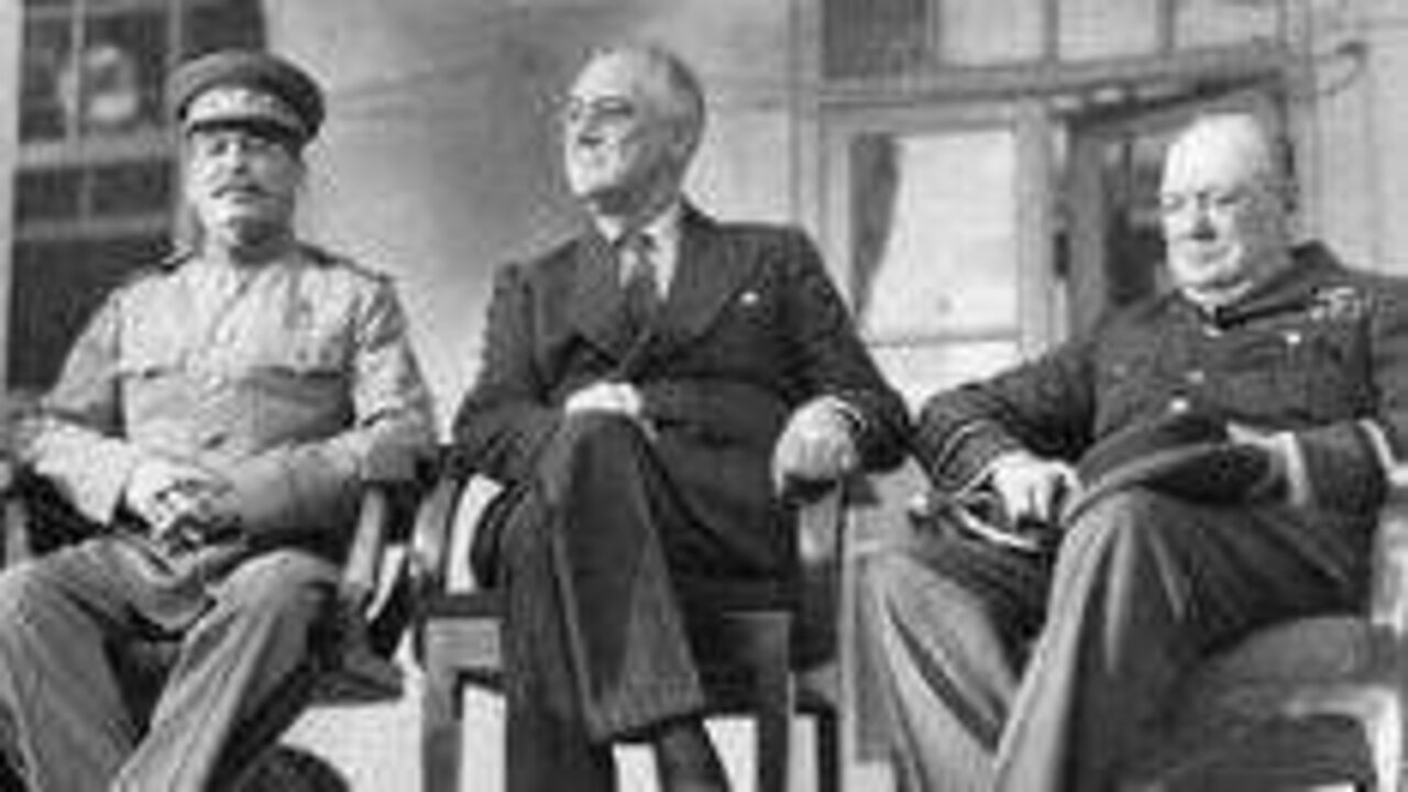 Conferencia de Teher&aacute;n en medio de la Segunda Guerra Mundial