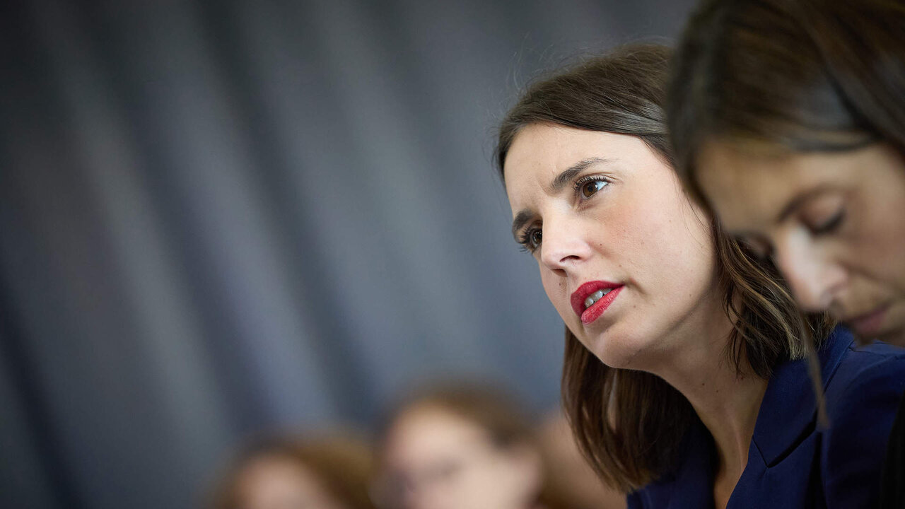 Archivo - La ministra de Igualdad en funciones, Irene Montero.