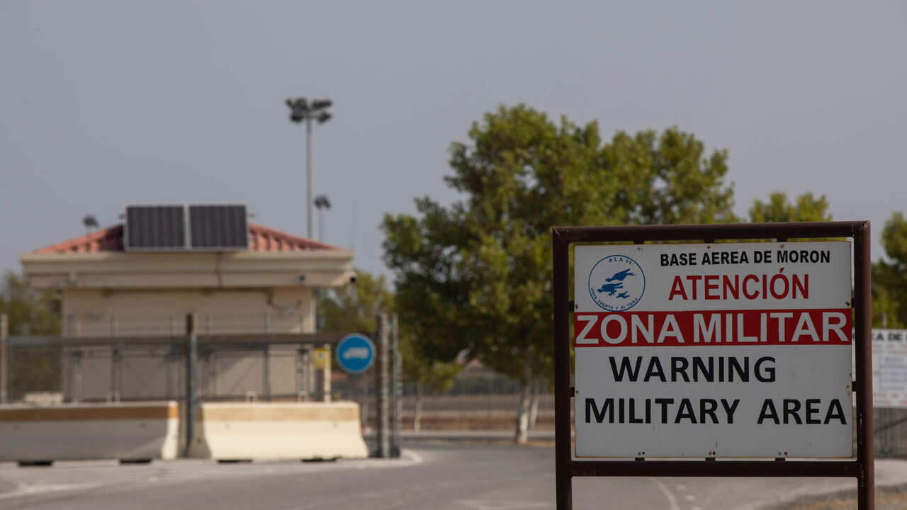 Base a&eacute;rea de Mor&oacute;n de la Frontera, provincia de Sevilla (Foto: Mar&iacute;a Jos&eacute; L&oacute;pez / Europa Press).