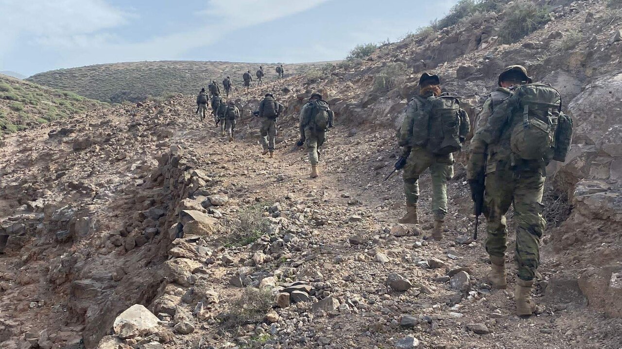 Militares del Grupo T&aacute;ctico 'Canarias' de la BRICAN