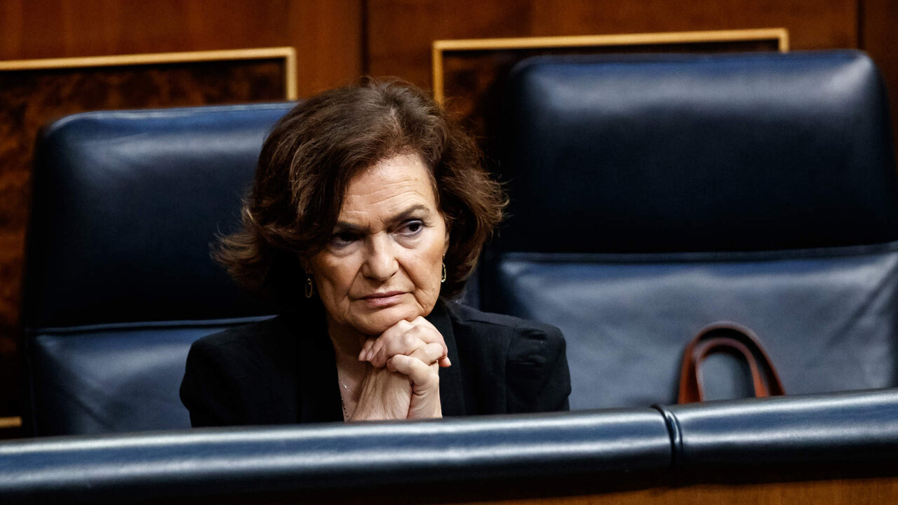 La exvicepresidenta segunda del Gobierno, y actual presidenta del Consejo de Estado, Carmen Calvo.