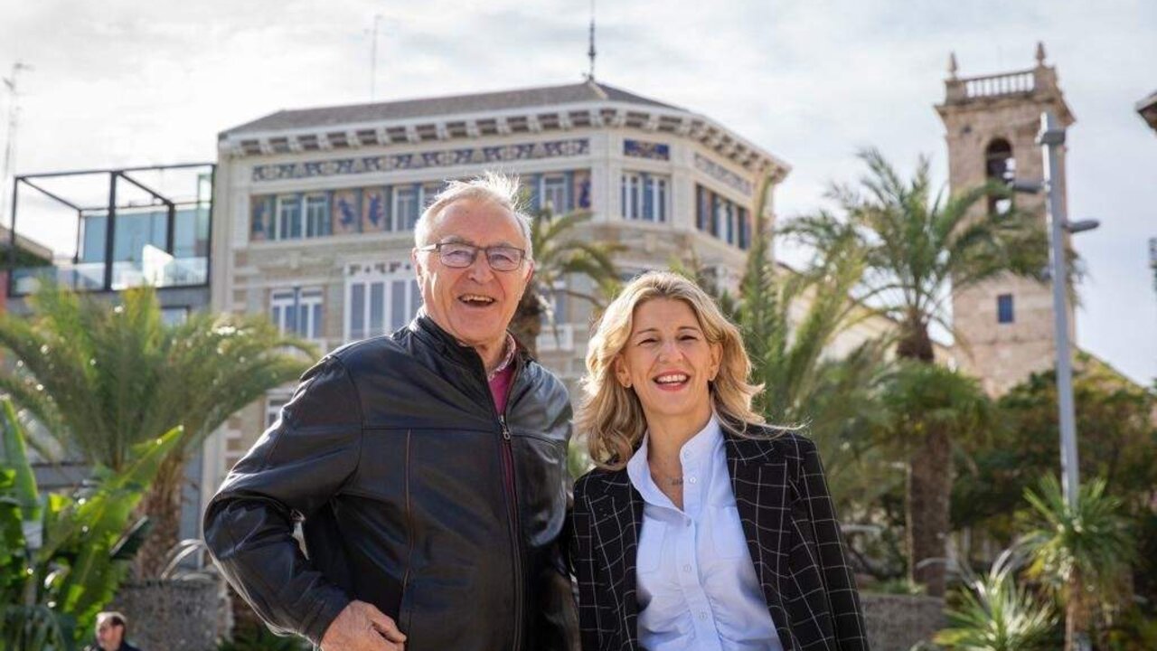 Joan Rib&oacute;, exl&iacute;der de Comprom&iacute;s en Valencia, y Yolanda D&iacute;az, en una imagen de archivo.