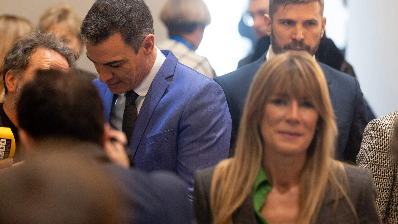 El presidente del Gobierno, Pedro S&aacute;nchez y su mujer Bego&ntilde;a G&oacute;mez.