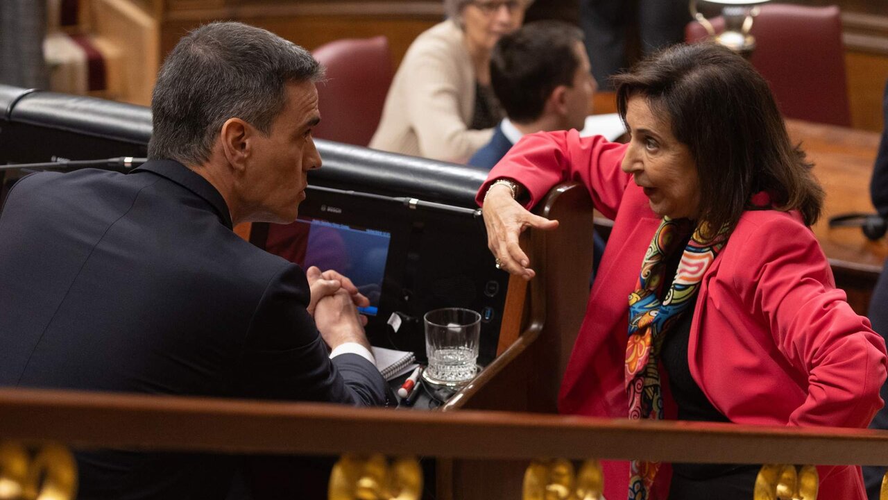 Pedro S&aacute;nchez y Margarita Robles.