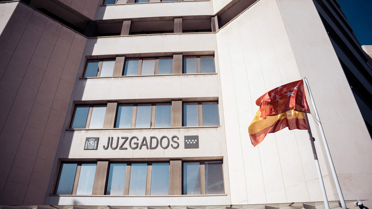 El edificio de los Juzgados de Plaza de Castilla