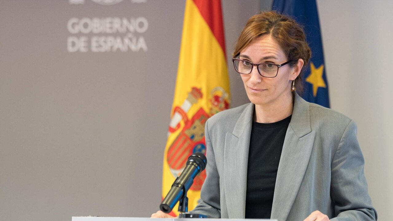 La ministra de Sanidad, M&oacute;nica Garc&iacute;a, ofrece una rueda de prensa tras el pleno del Consejo Interterritorial del Sistema Nacional de Salud (CISNS), en la sede del Ministerio, a 14 de junio de 2024, en Madrid.